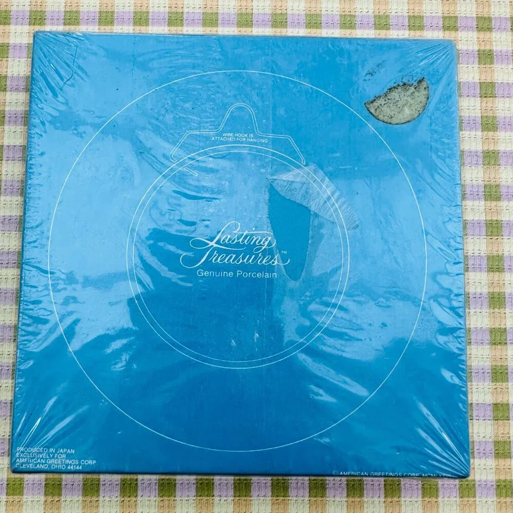 Vintage American Greetings Gnome Mini Plate Consider Yourself Loved NIB Woodland